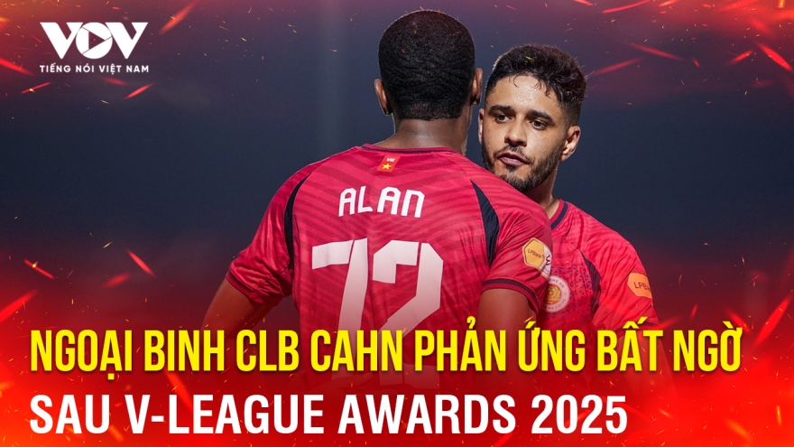 Tin bóng đá 2-7: Ngoại binh CLB CAHN phản ứng bất ngờ sau V-League Awards 2025